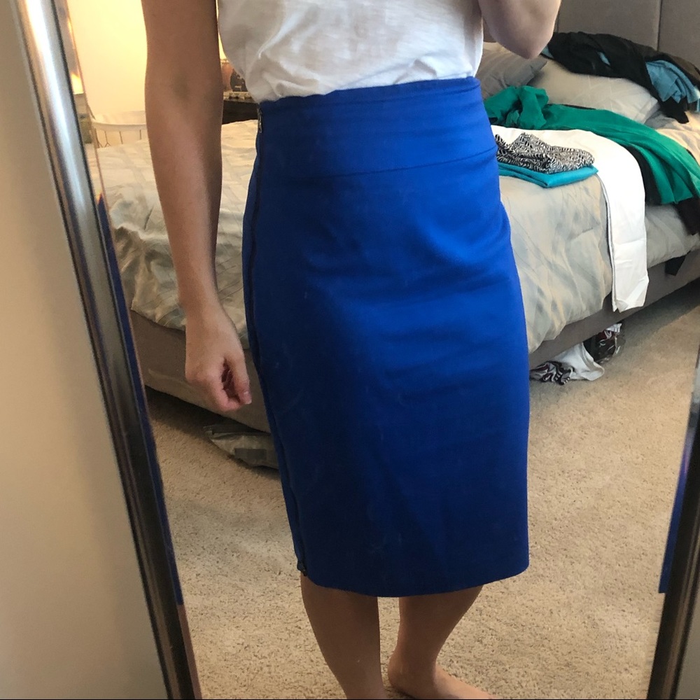 Express Royal Blue Skirt